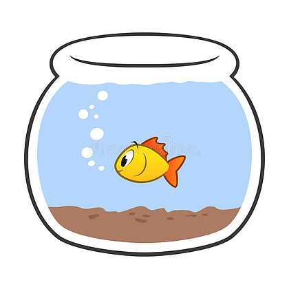 《金魚與魚缸 卡通世界里的靜謐與想象》